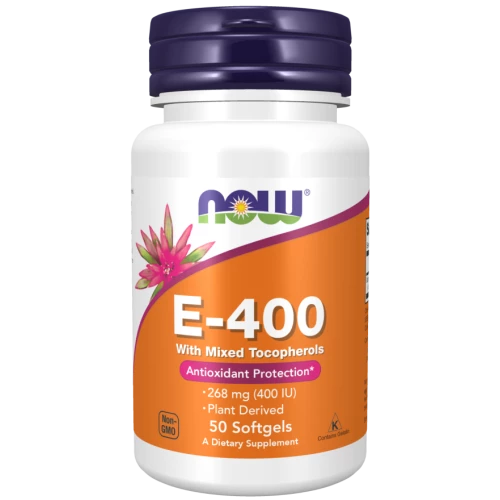 NOW - Natural Vitamin E-400 - 50 kapsułek